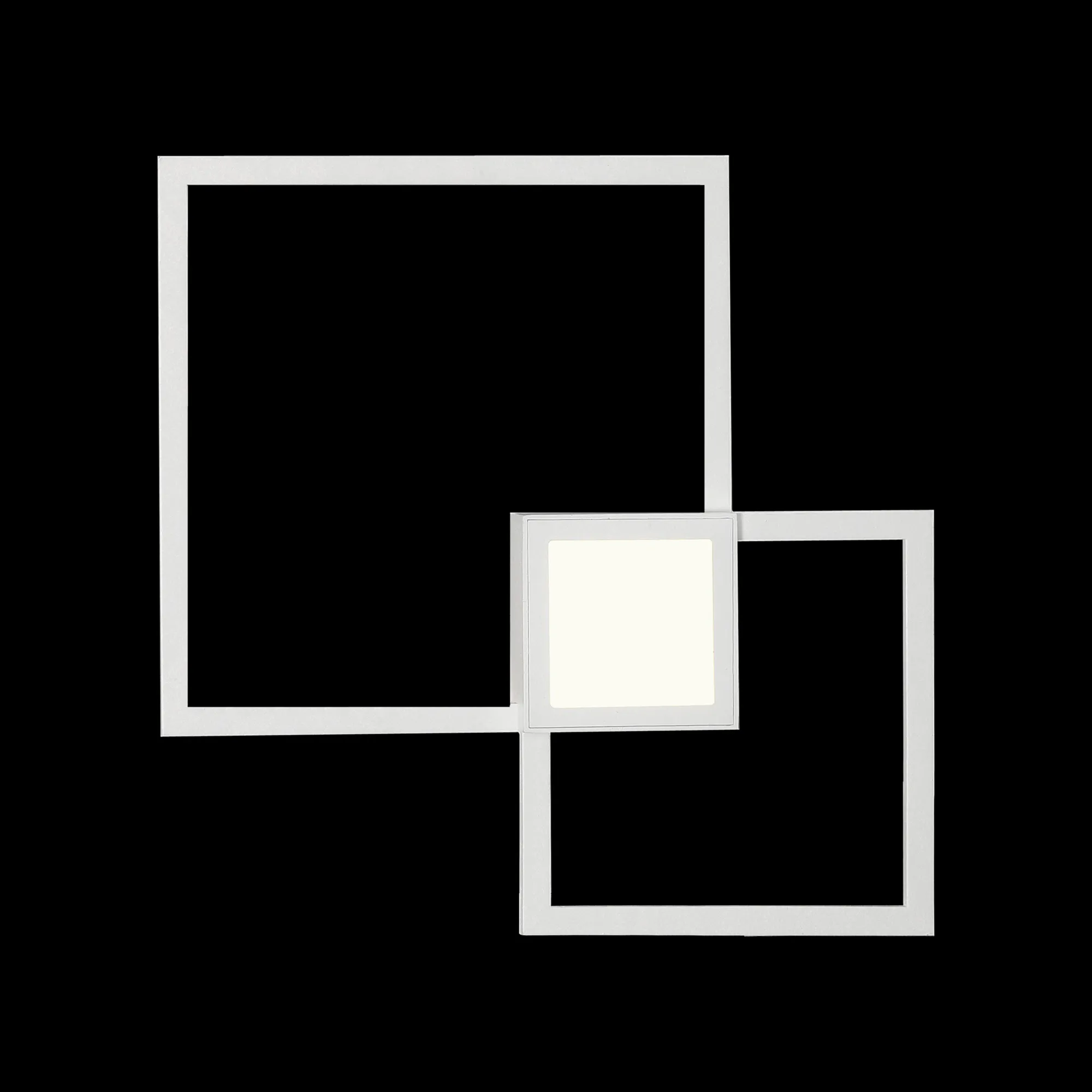 Mural White Wall Lights Mantra Fusion Flush Wall Lights